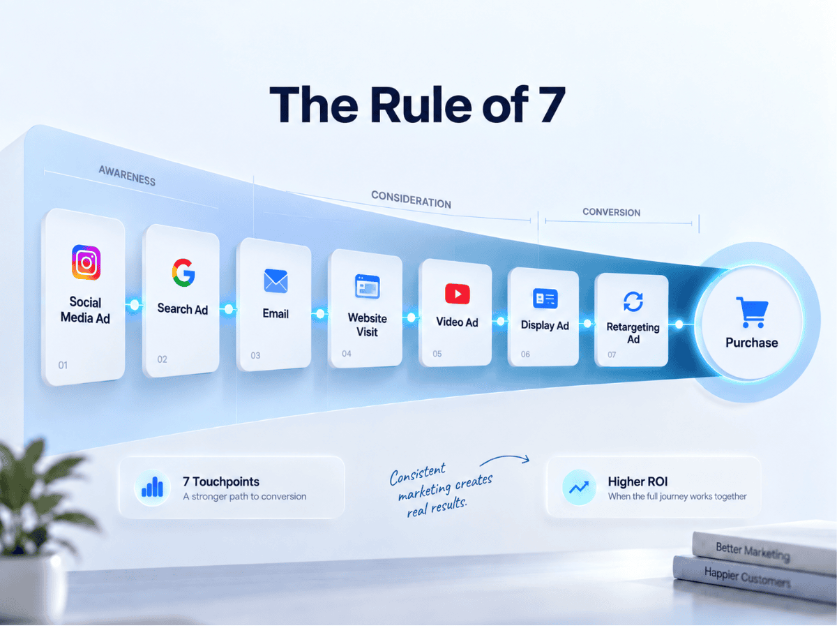 The Rule of 7 - Marketing Touchpoints and Retargeting