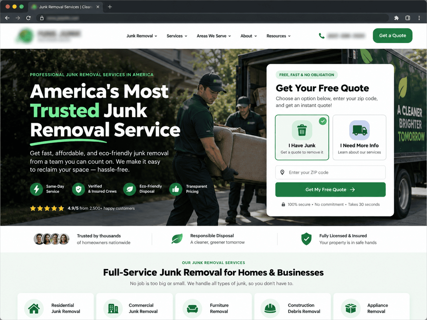 New Next.js website after migration