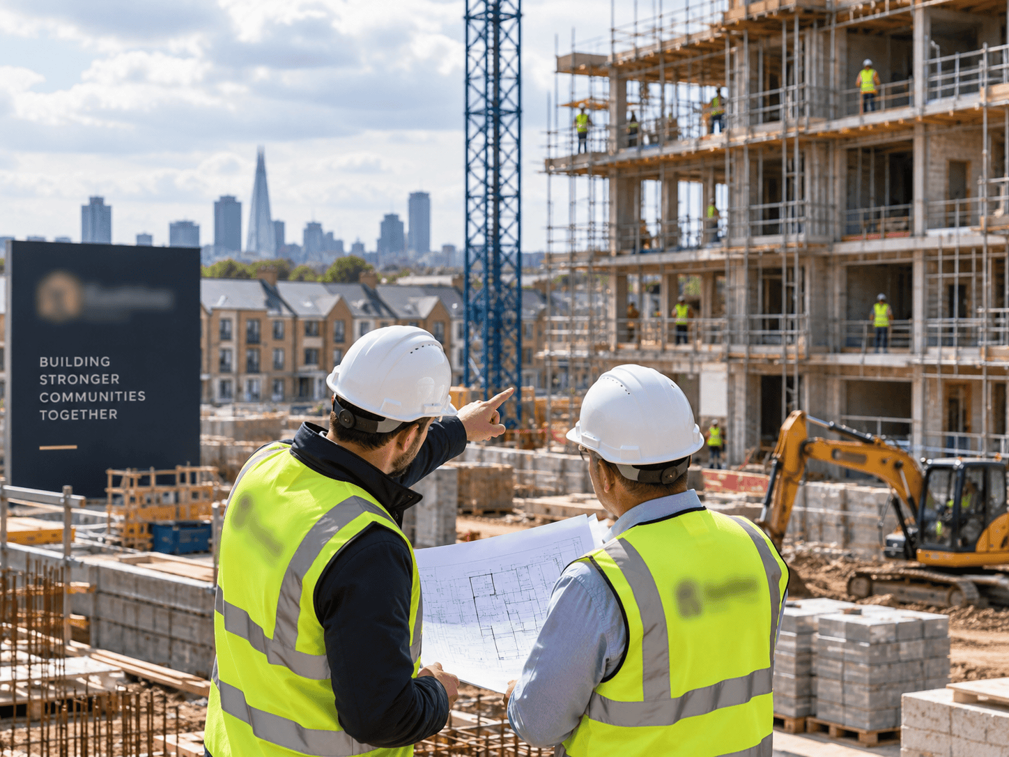 Commercial and residential construction site operations in the UK