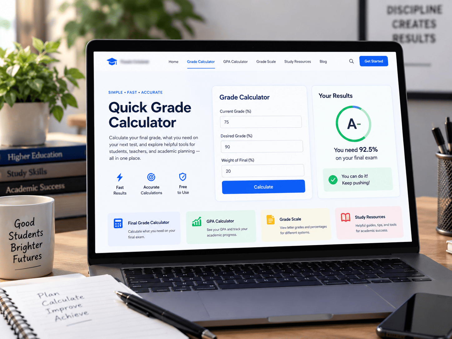 EasyQuickGrade live Next.js application dashboard