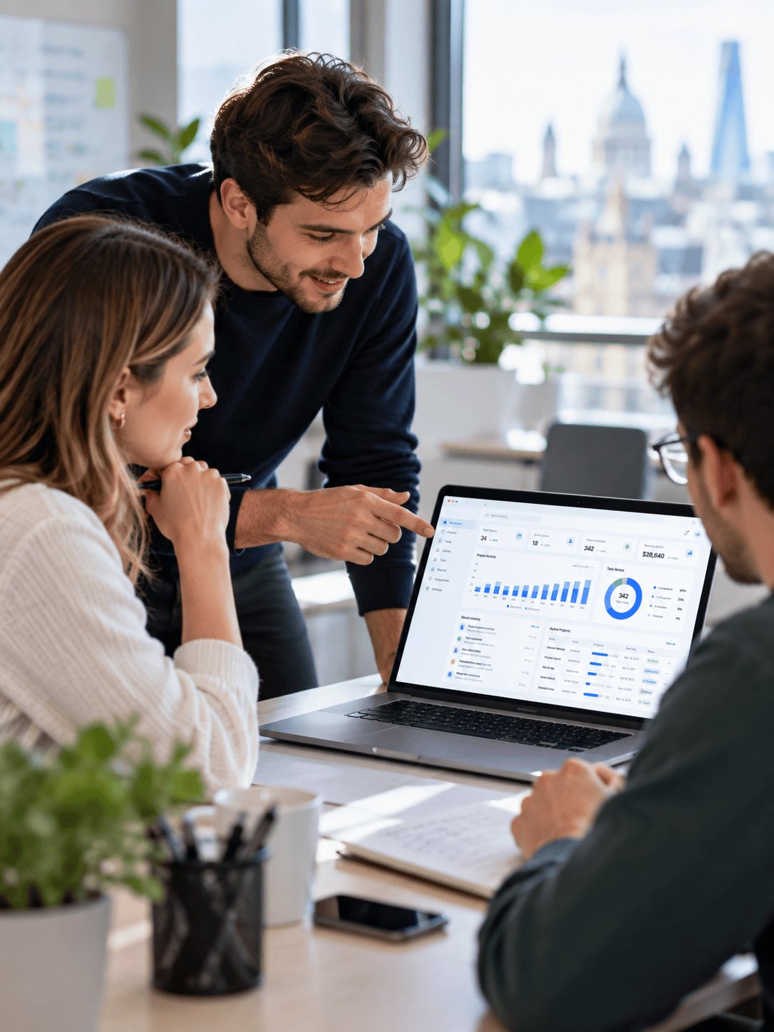 UK SaaS Startup Concept