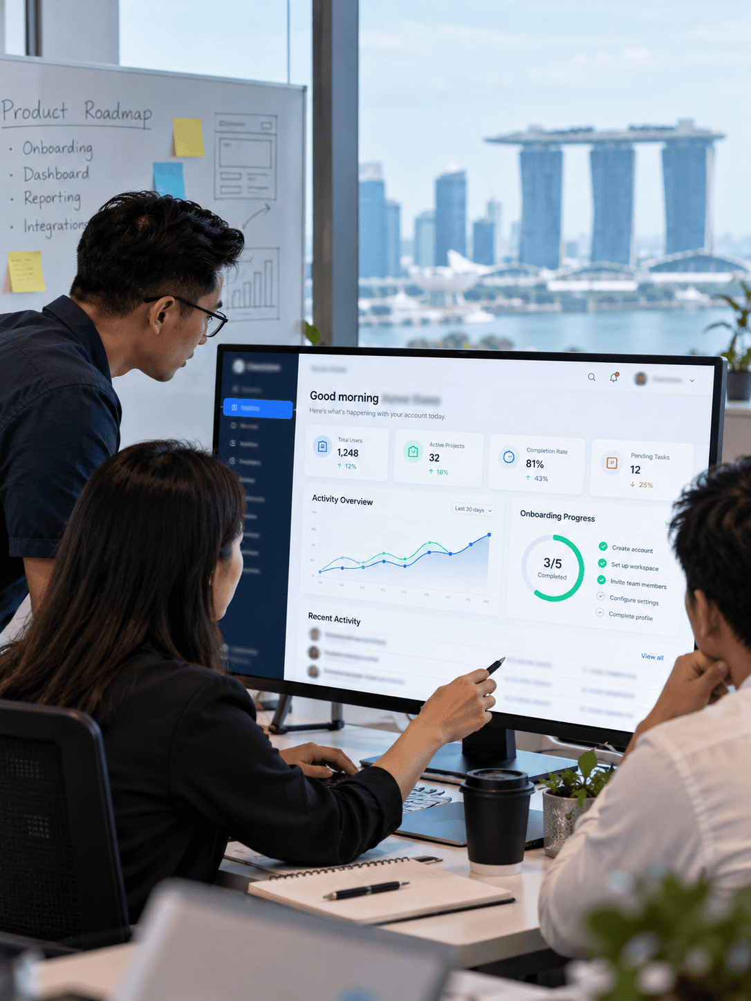 Singapore SaaS tech company concept