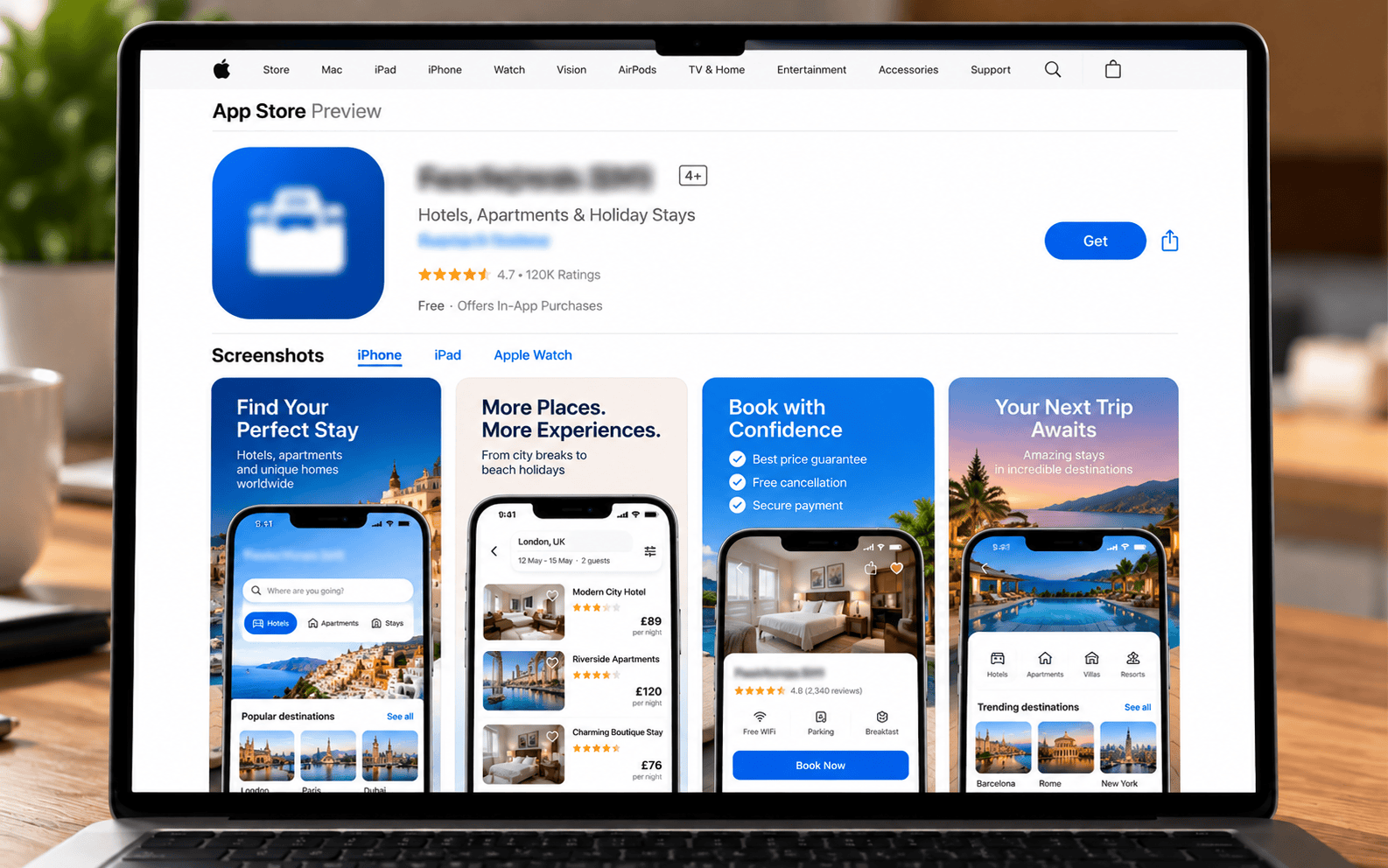 New optimized App Store listing