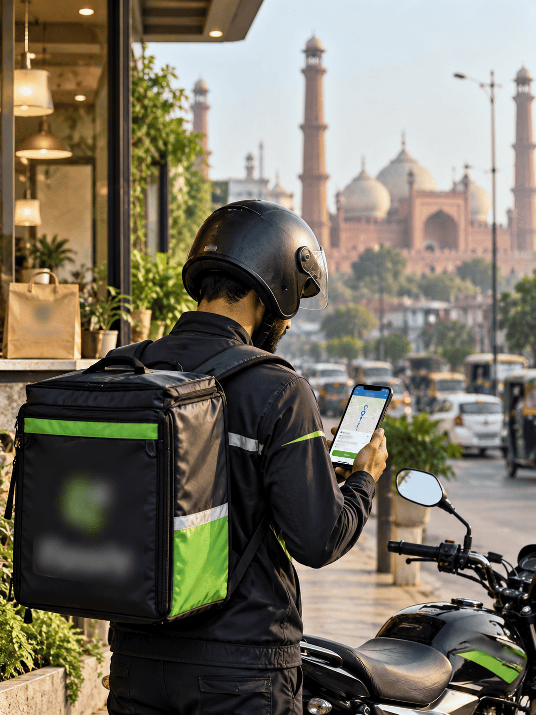 Pakistani Logistics and Delivery Industry Concept