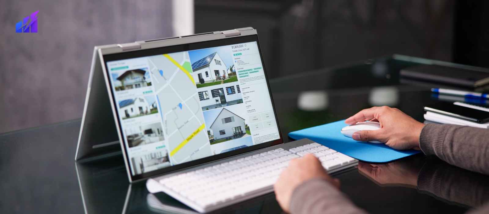 Real Estate app or property listing screenshot