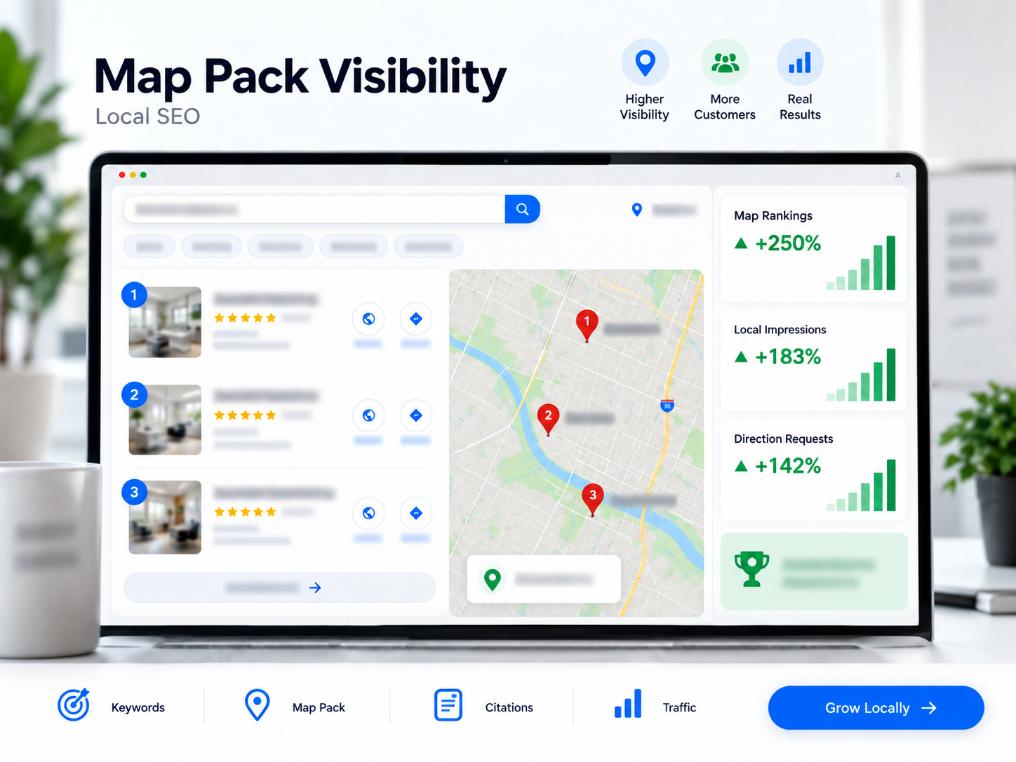 Google Map Pack Dominance — Local SEO Strategy