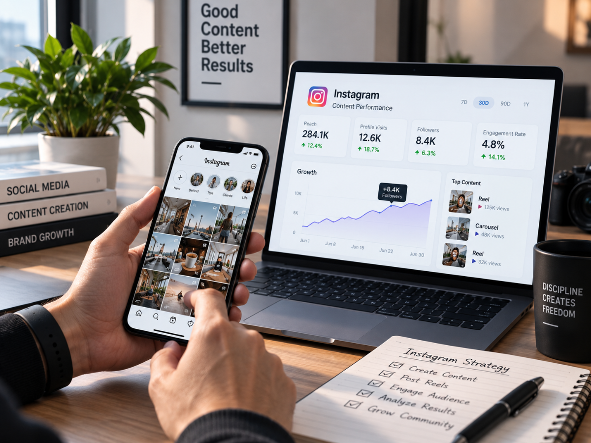 Instagram Marketing — Reels Content Strategy and Feed Growth