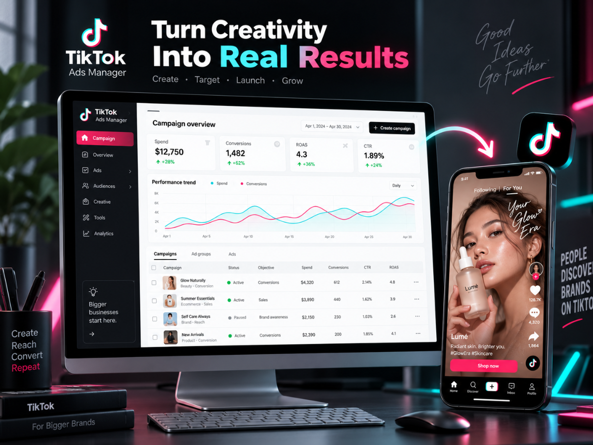 TikTok Ads Management ROAS Dashboard
