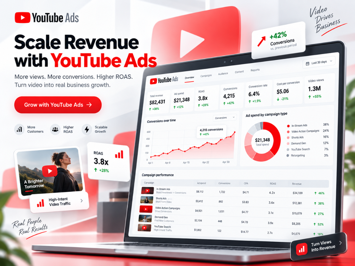 YouTube Ads Management ROAS Performance