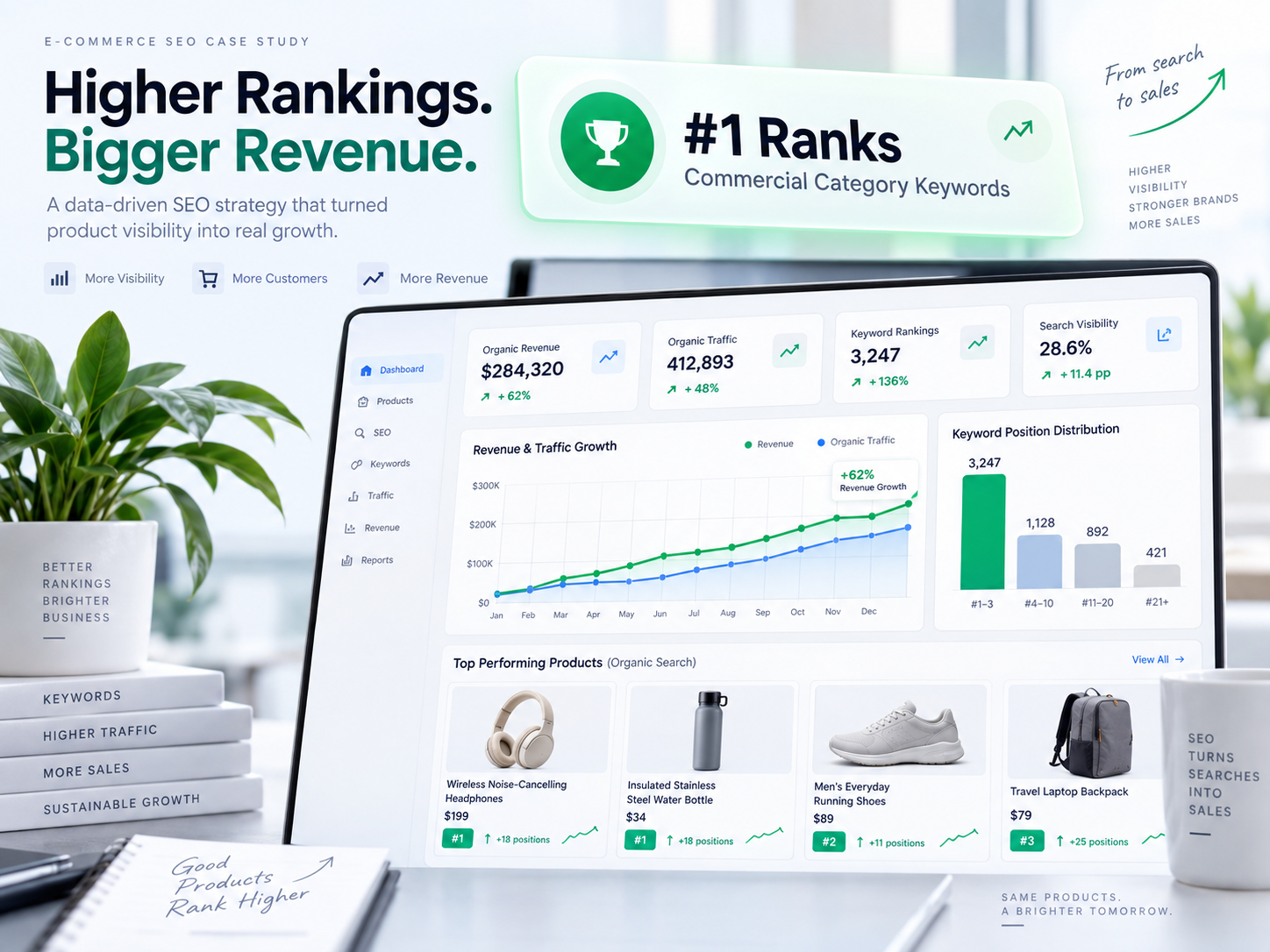 E-Commerce SEO Revenue and Product Rankings