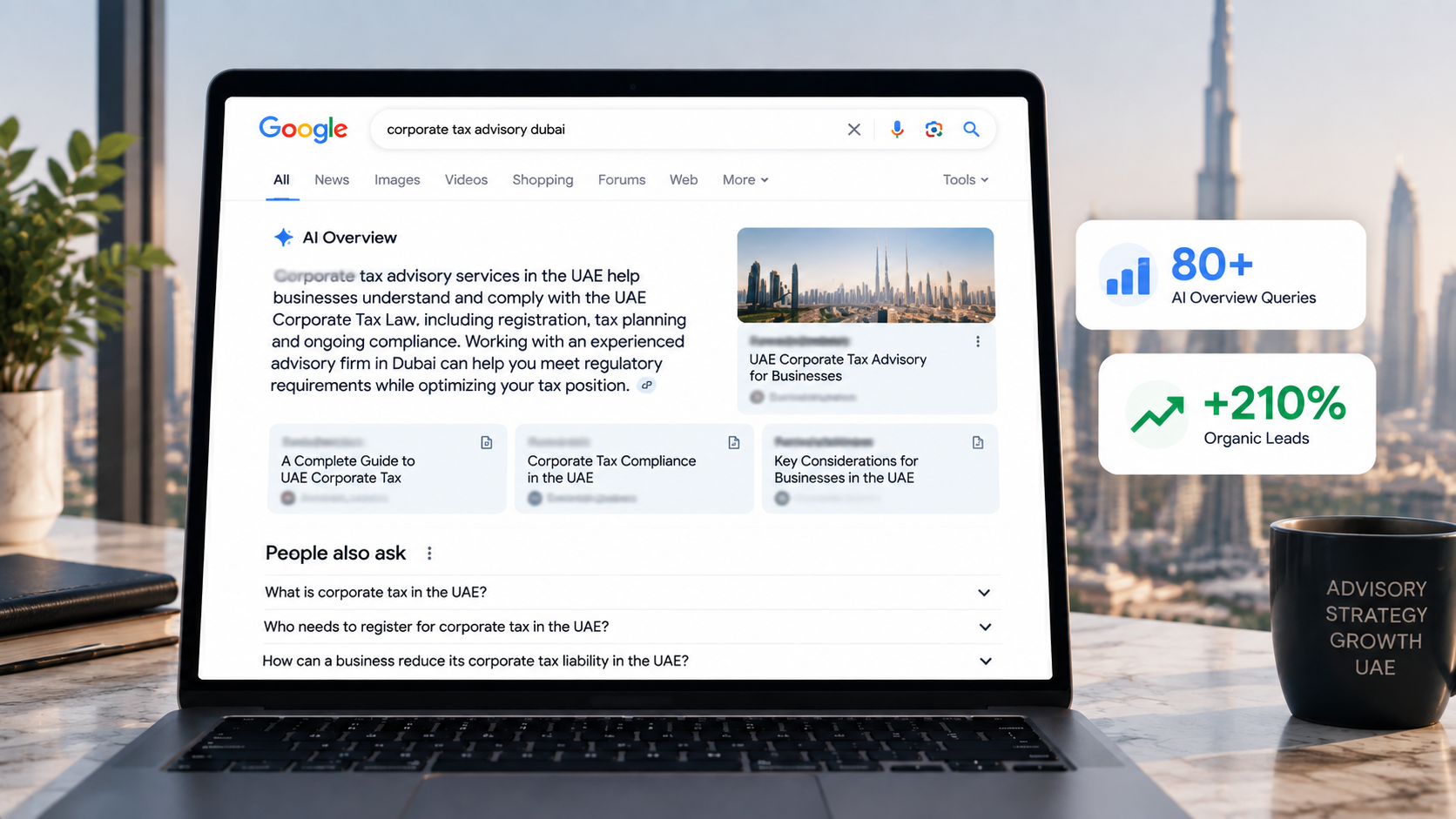 Dubai Finance Google AI Overviews Case Study