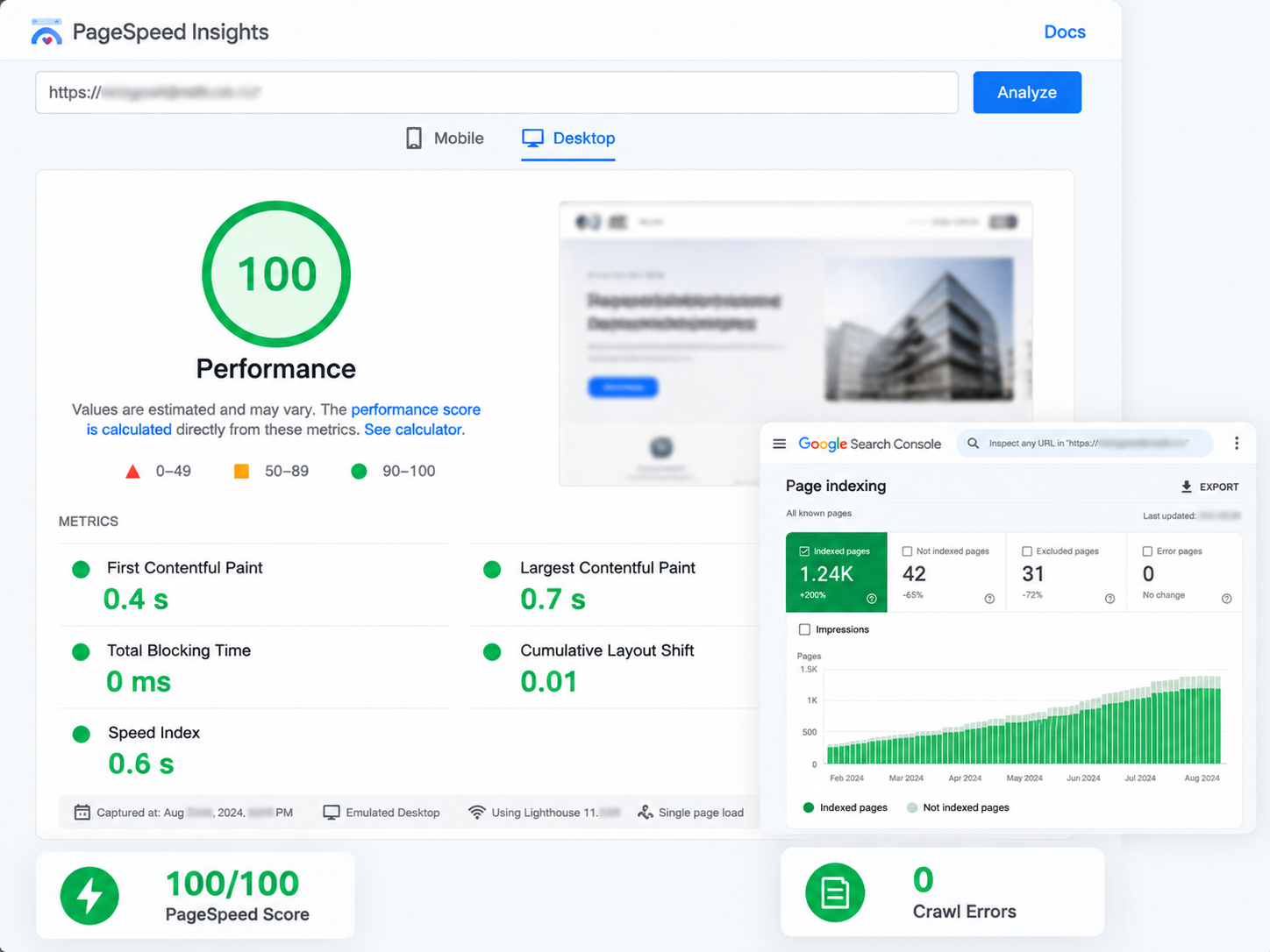 Technical SEO Audit and PageSpeed Improvement